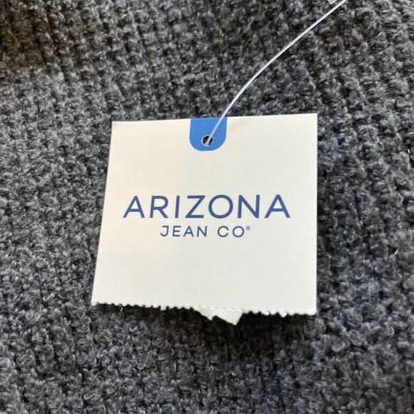 Arizona Sweater Womens Large Gray New High Neck Soft Size - Picture 9 of 9